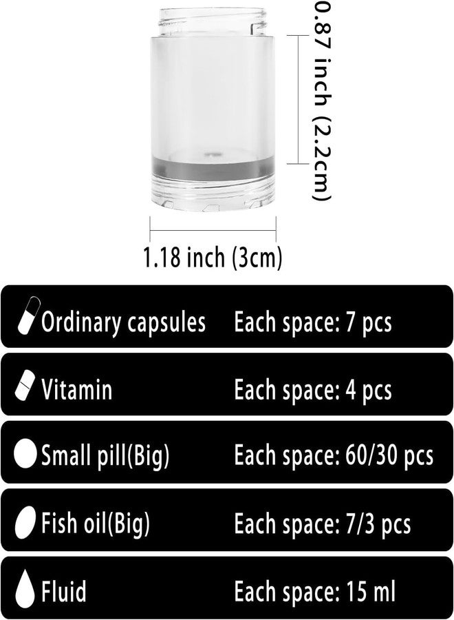 MAGHROLA Large Weekly Pill Case 7 Day | Portable Pill Organizer 3 Times a Day Pill Box with 21 Compartments Box | Pill Holder Container for Vitamin,Medicine Pill Dispenser Supplement Holder,GREEN - Image 4